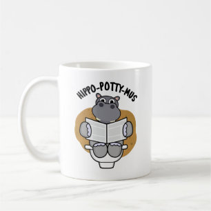 Hippo-potty-mus Funny Animal Hippo Pun Kaffeetasse