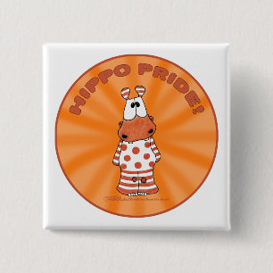 Hippo Pride Sternexplosion Button