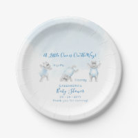 Hippo Somersault Baby Boy Shower