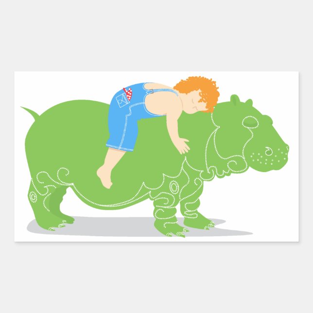 Hippo Stickers (Vorderseite)