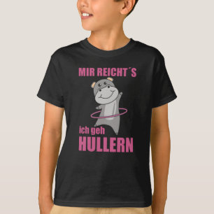 Hippo The Hullern Sport Niedlicher Tiere Hippo T-Shirt