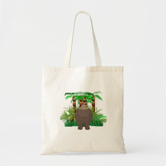 Hippo Tote Bag Tragetasche (Vorne)