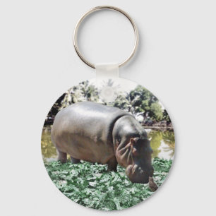 Hippo und der Vogel Schlüsselanhänger