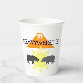 Hippo und Rhino Pappbecher