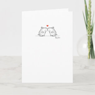 HIPPO VALENTINE'S DAY Valentines by Boynton Feiertagskarte