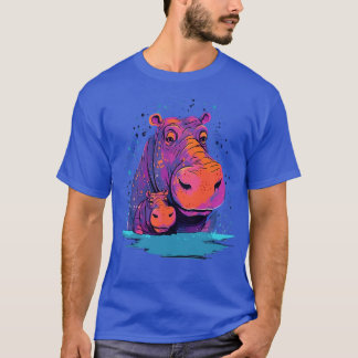 Hippo Vathers Day T-Shirt