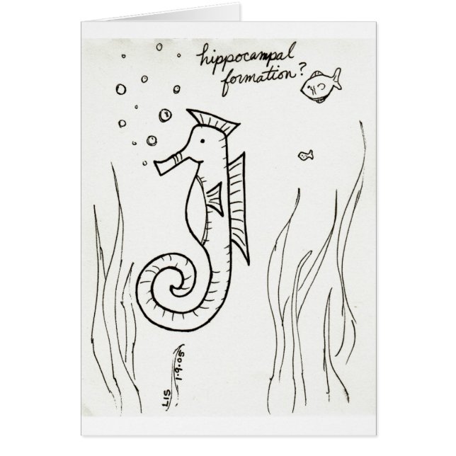 Hippocampal Bildungskarte (Vorne)