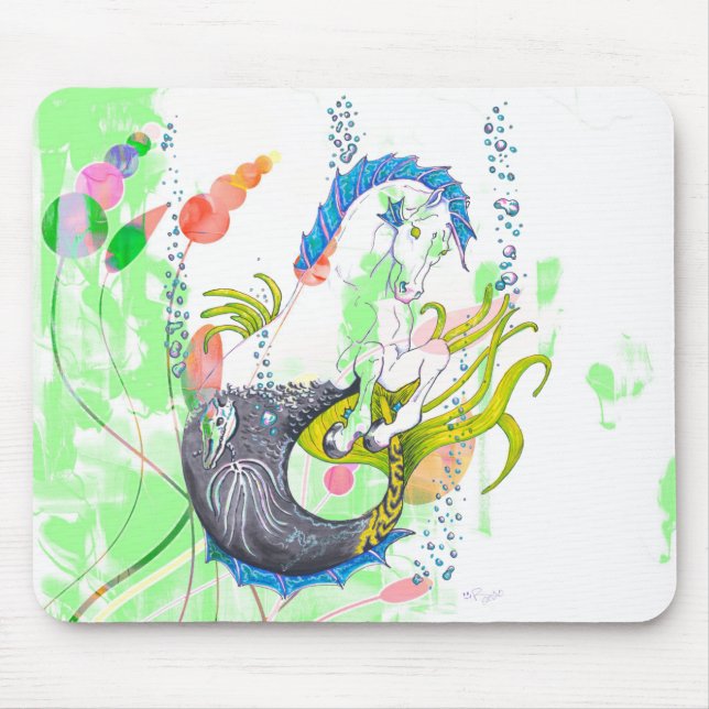 Hippocampus (Schädel) unter dem Meer Mousepad (Vorne)