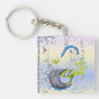 Hippocampus (Schädel) w/blau/lila/beige