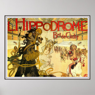 Hippodrom Boulevard De Clichy Circus Poster