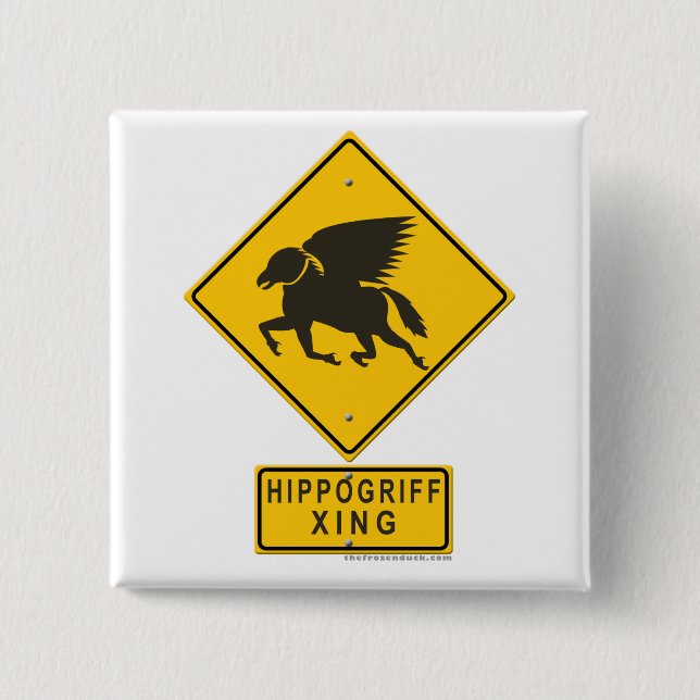 Hippogriff XING Button (Vorderseite)