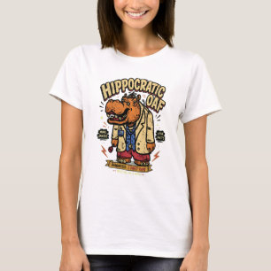 Hippokratischer Tölpel Lustiger Arzt Hippo Vintage T-Shirt