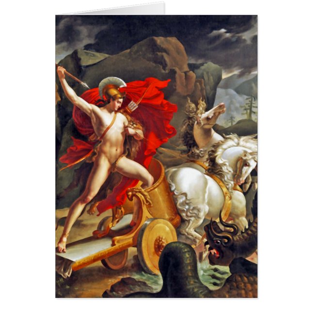 Hippolytus und Seeungeheuer durch Bordier du (Vorne)