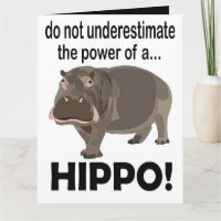 Hippopotamus Animal Funny Hippo Gruß