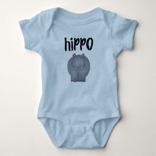 Hippopotamus Baby Strampler