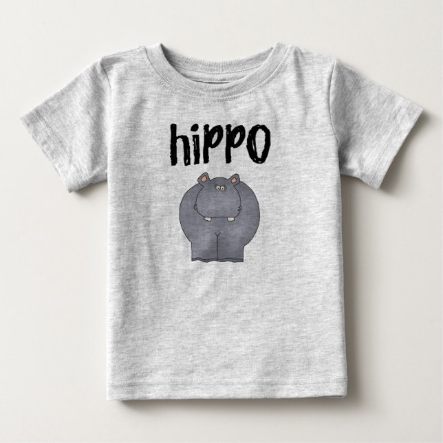 Hippopotamus Baby T-shirt (Vorderseite)