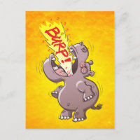 Hippopotamus Burping laut