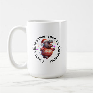 Hippopotamus for Christmas Spoof Kaffeetasse