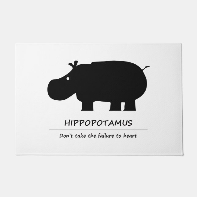 hippopotamus fußmatte (Vorderseite)