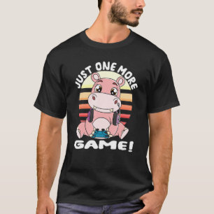 Hippopotamus Gamer Headset Gaming Hippo T-Shirt
