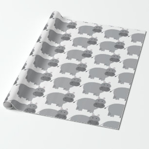 Hippopotamus Geschenkpapier