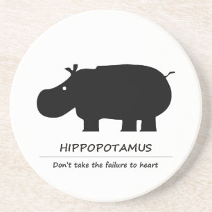 Hippopotamus Getränkeuntersetzer