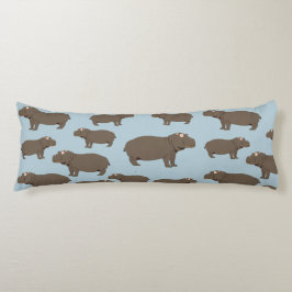Hippopotamus Hippo Pattern Seitenschläferkissen
