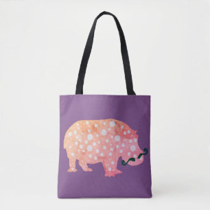 Hippopotamus-Hipster-Universaltasche