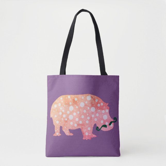 Hippopotamus-Hipster-Universaltasche (Vorderseite)