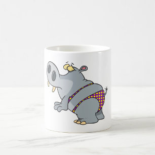 Hippopotamus in einem Bikini Kaffeetasse