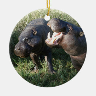 Hippopotamus Keramikornament