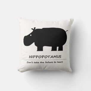 Hippopotamus Kissen