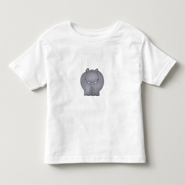 Hippopotamus Kleinkind T-shirt (Vorderseite)