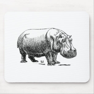 Hippopotamus Mousepad