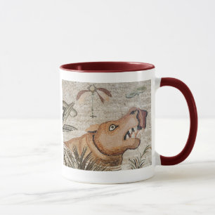 Hippopotamus, Nil-Mosaik, Haus des Faun Tasse