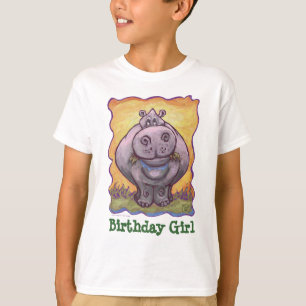 Hippopotamus-Party-Mitte T-Shirt
