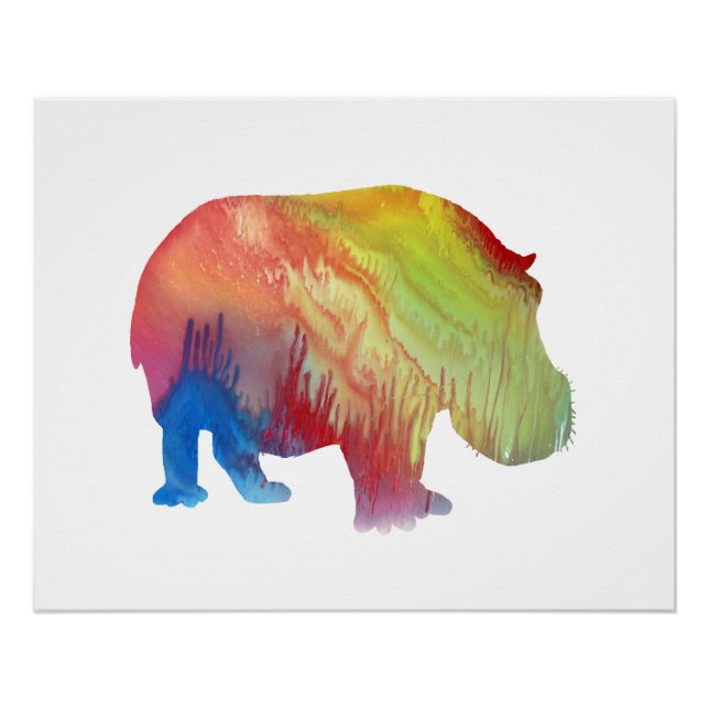 Hippopotamus Poster (Vorderseite)