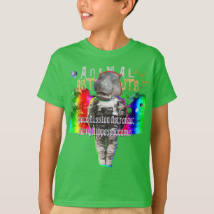 Hippopotamus-Raumfahrtmission-Astronaut T-Shirt