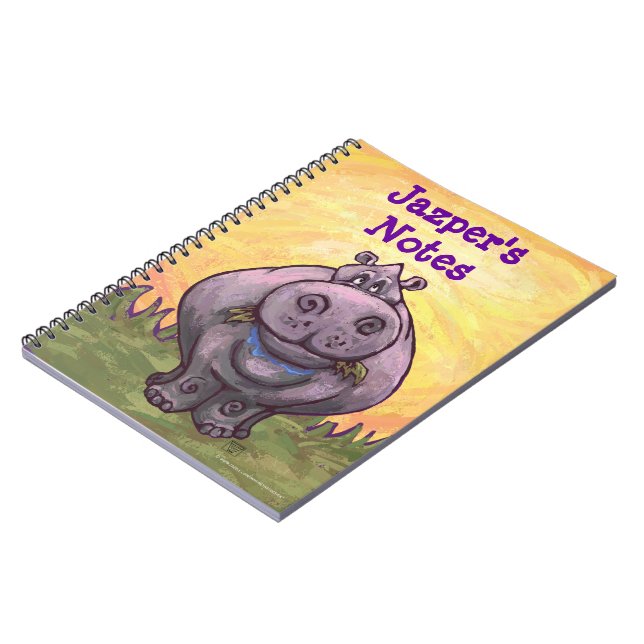 Hippopotamus Stationery Notizblock (Linke Seite)