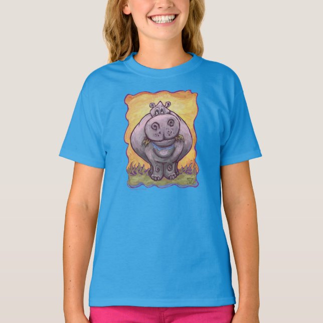 Hippopotamus-T - Shirt (Vorderseite)