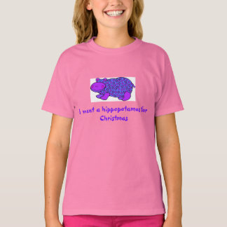 Hippopotamus Tanni Weihnachtsfest Shirt