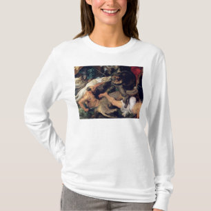 Hippopotamus-und Krokodil-Jagd, c.1615-16 T-Shirt