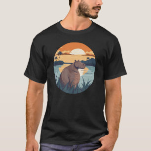 Hippopotamus Women's Niedlicher Hippo Zoo T-Shirt