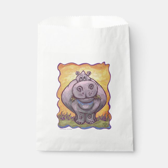 Hippopotamusgeschenke und Zubehör Geschenktütchen (Vorderseite)
