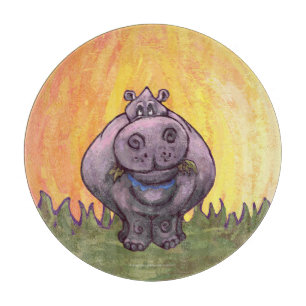 Hippopotamusgeschenke und Zubehör Schneidebrett
