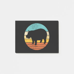 Hippopotomas Retro Sun Post-it Klebezettel