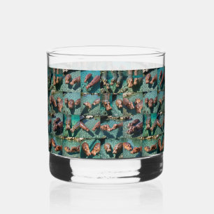 Hippos at Play: Ein Paradies für Wasserläufe Whiskyglas