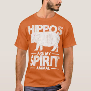 Hippos ist mein Geist afrikanisches Tier Hippo T-Shirt