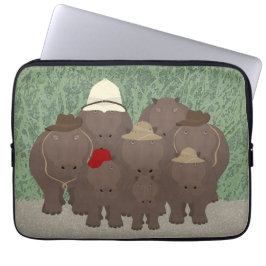 Hippos Laptop Sleeve