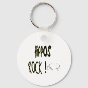 Hippos Rock! Schlüsselanhänger